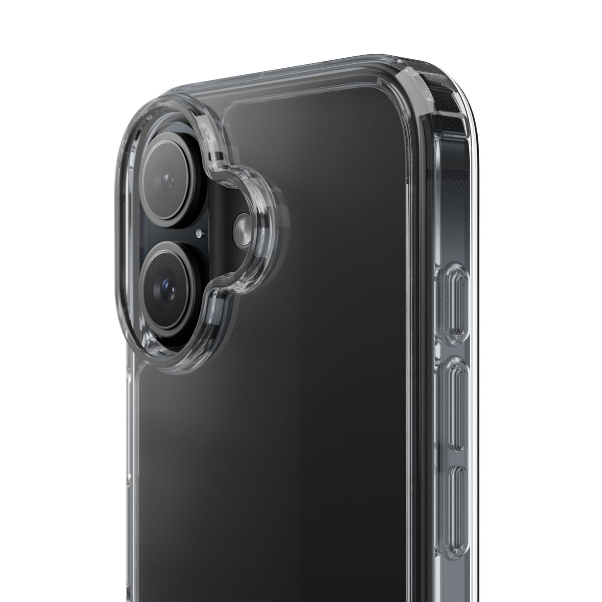 Clear Phone Case — "Need Before Greed" Treasure Chest Design