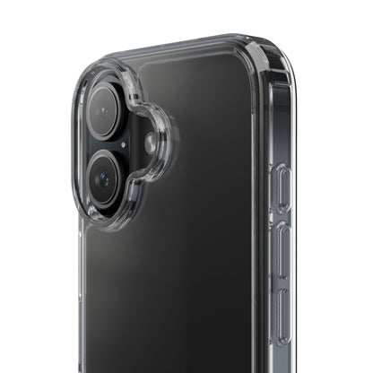 Clear Phone Case — "Need Before Greed" Treasure Chest Design