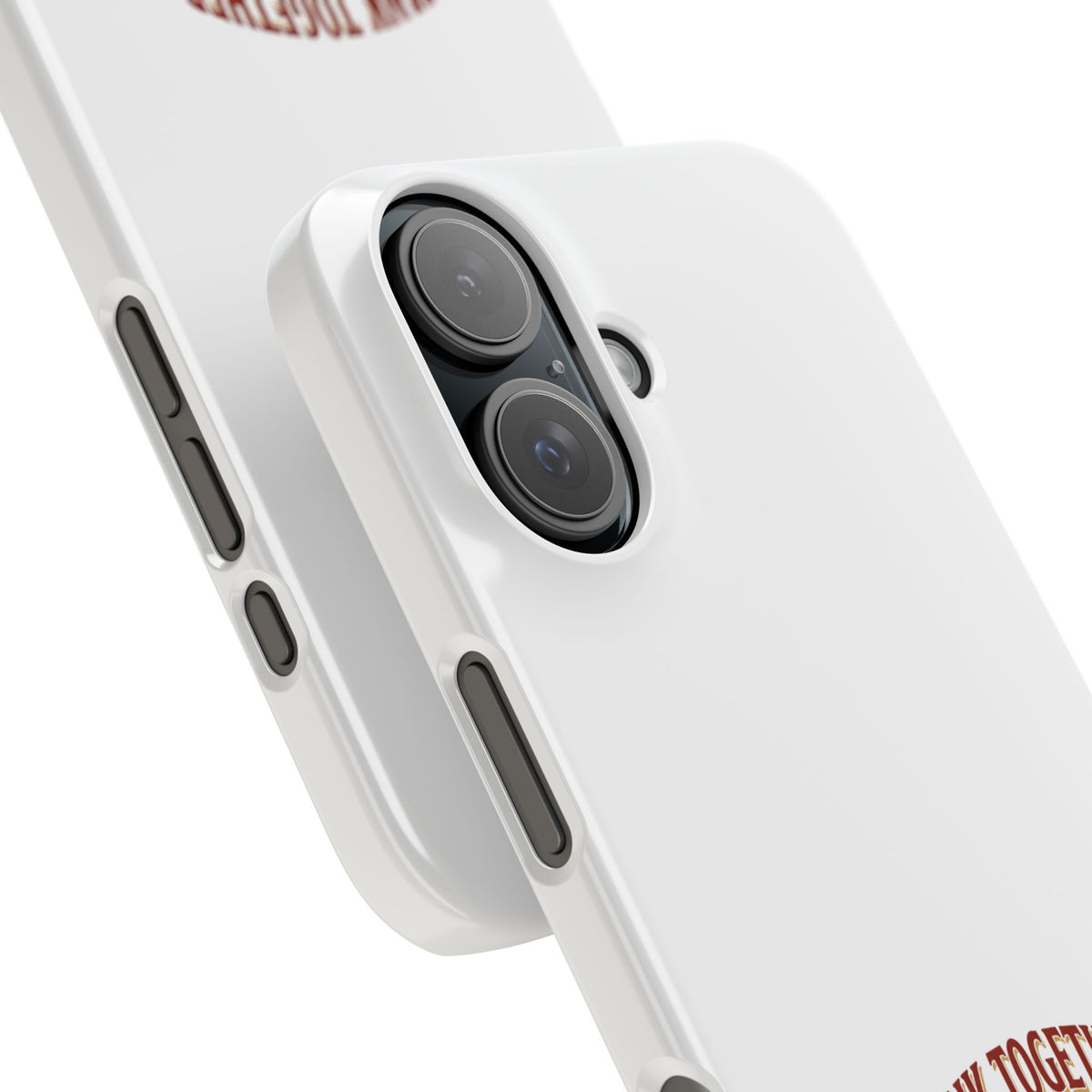 Slim Phone Case — "Tank Together" Medieval Tank Warrior Design