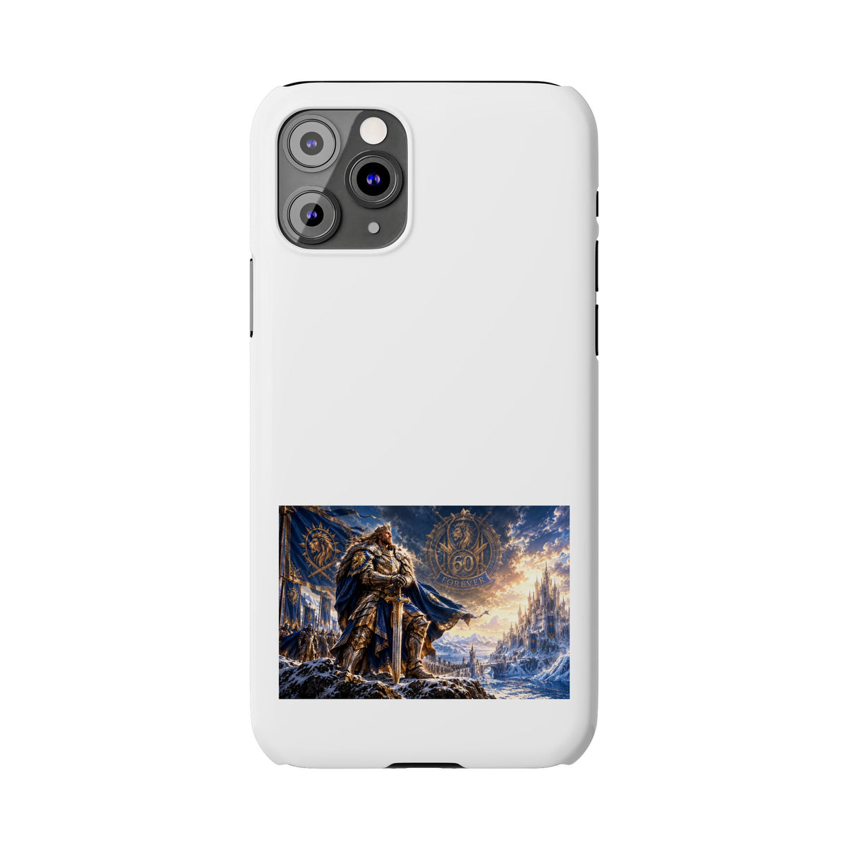 Viking Warrior Slim Phone Case — Norse Saga Art
