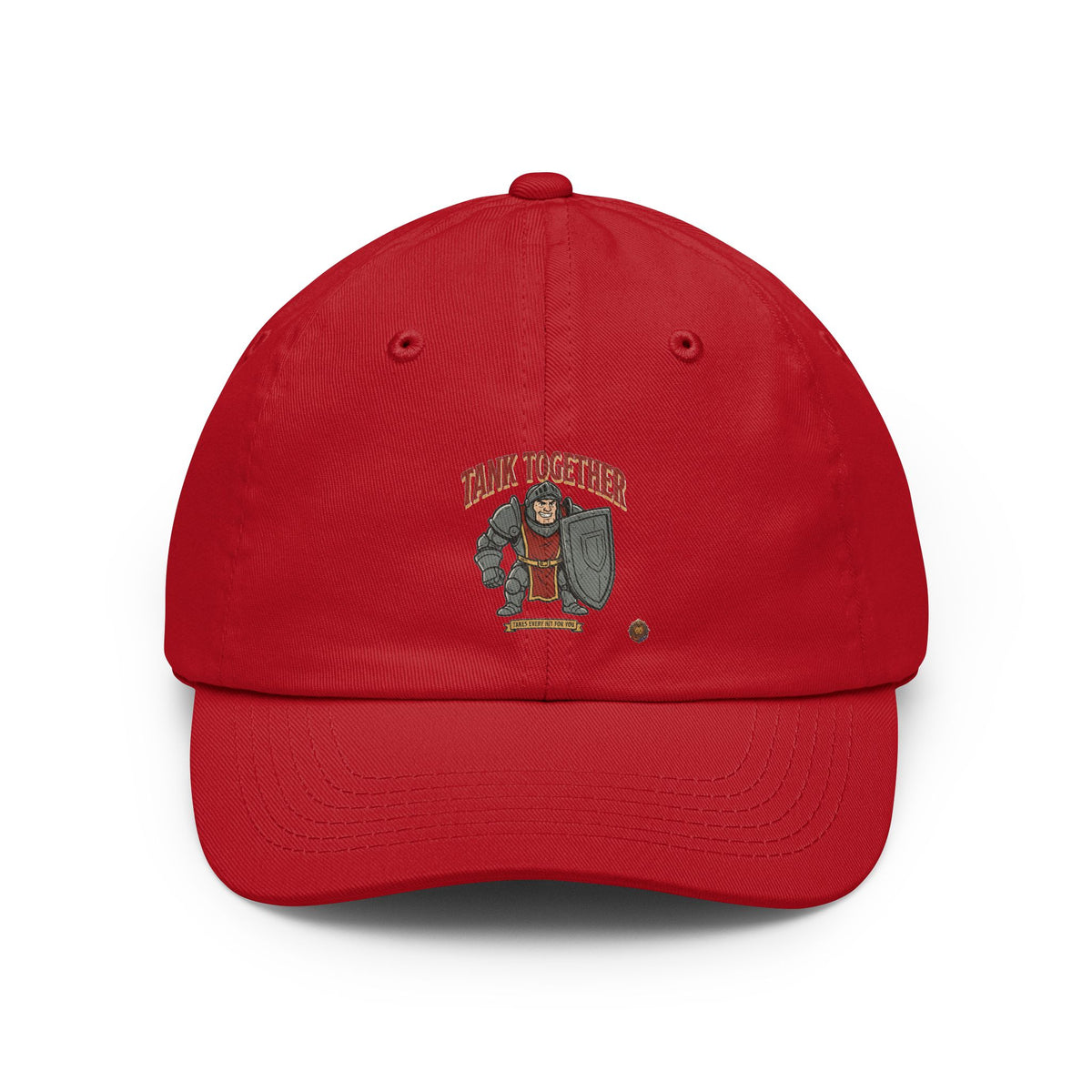 Think Together Dad Hat — Vintage Shield Emblem Baseball Cap