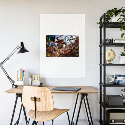 Gloss Poster — 'Leeroy Jenkins' Fantasy Gaming Print