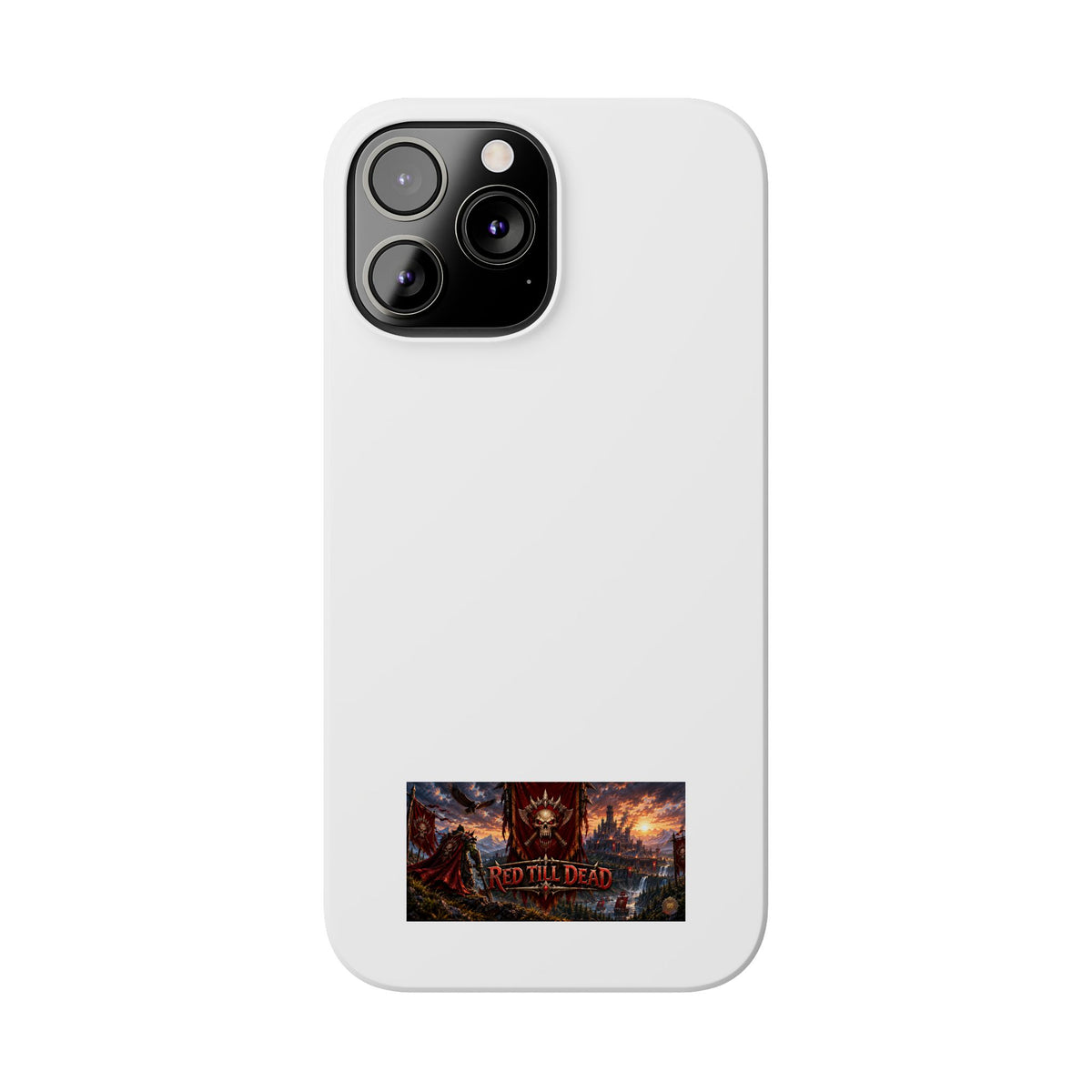 Slim Phone Case — Red Dead Scenic Logo Design