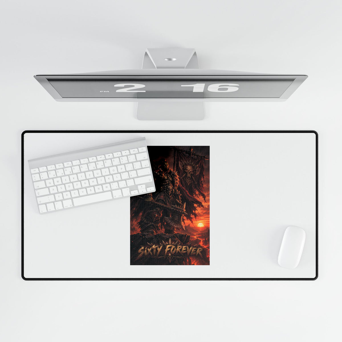 Gaming Desk Mat — 'Stay Forever' Dark Fantasy Sunset Design