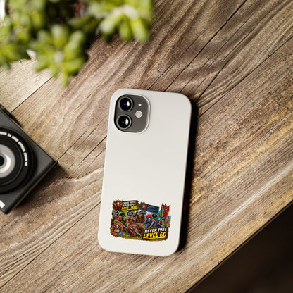 Level 60 Gamer Collage Slim Phone Case