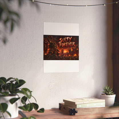 Sixty Forever War-Art Poster — Dark Fantasy Fine Art Print