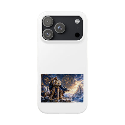 Viking Warrior Slim Phone Case — Norse Saga Art