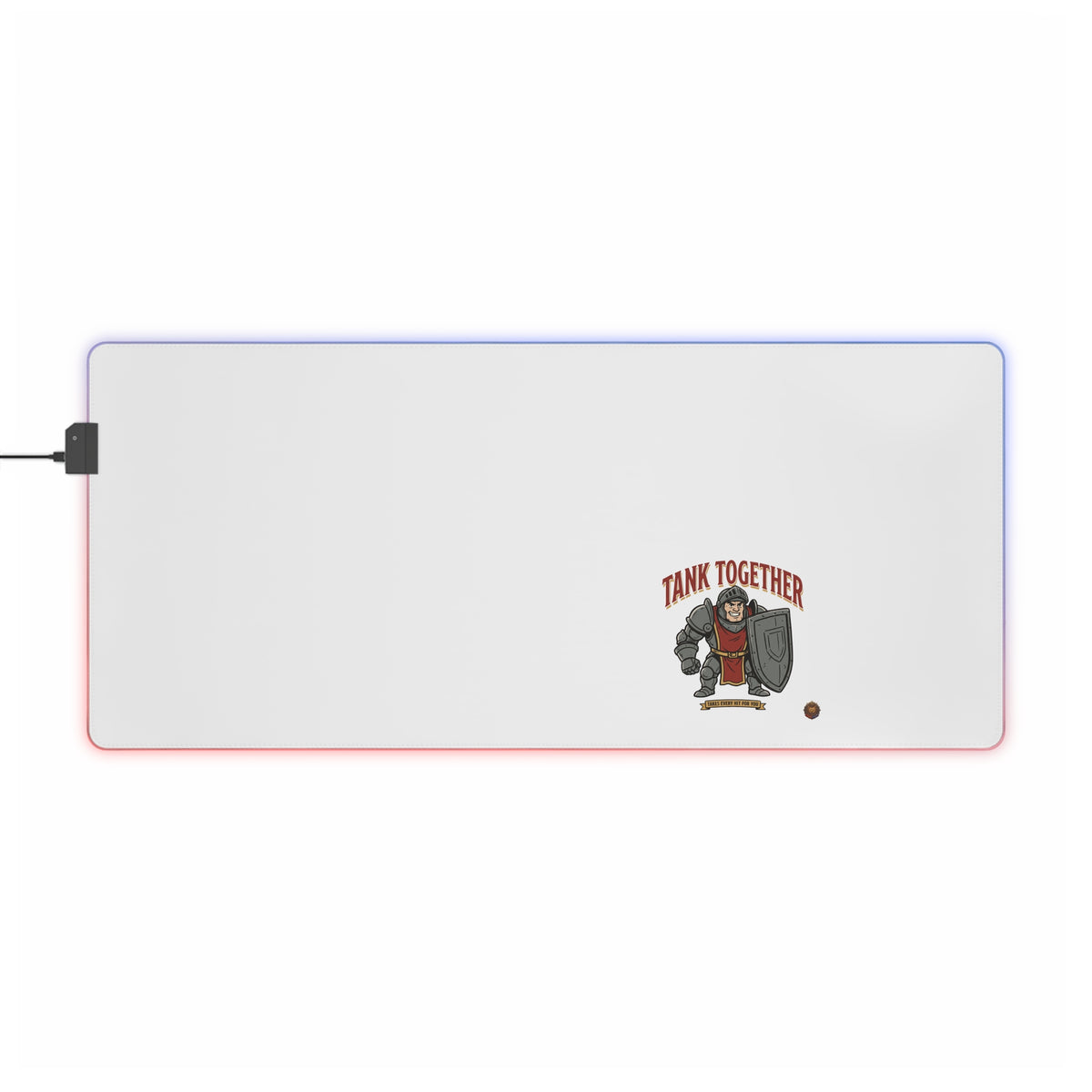 Tank Together LED Gaming Mouse Pad — RGB Extended Desk Mat for Gamers