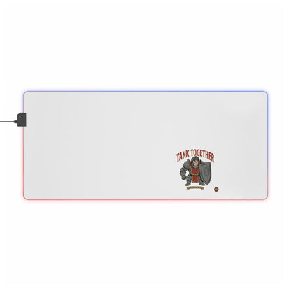Tank Together LED Gaming Mouse Pad — RGB Extended Desk Mat for Gamers