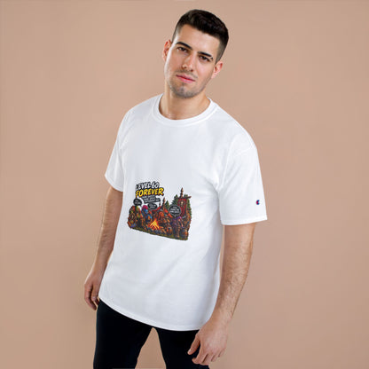 Level 60 Forever T-Shirt – Retro RPG Campfire Gamer Tee