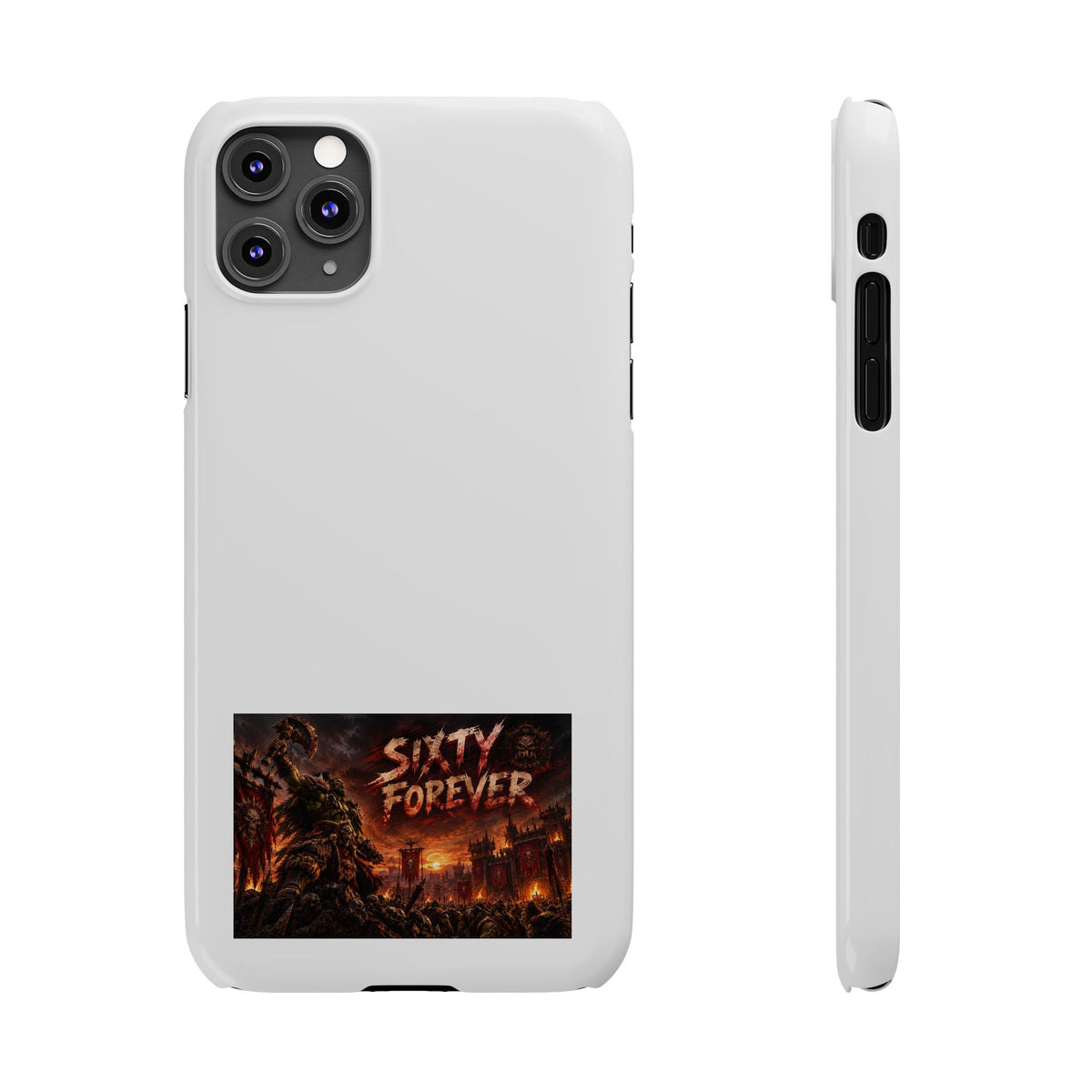 Slim Phone Case — "Sixty Forever" Apocalyptic Artwork