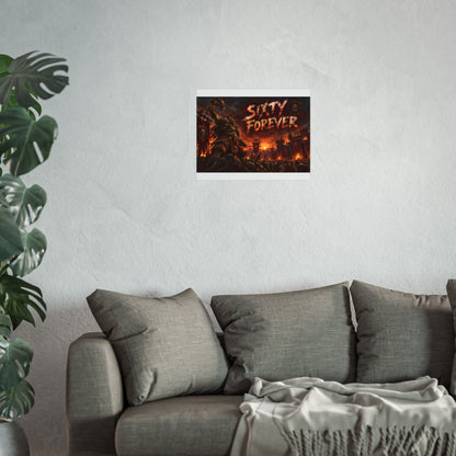 Sixty Forever War-Art Poster — Dark Fantasy Fine Art Print