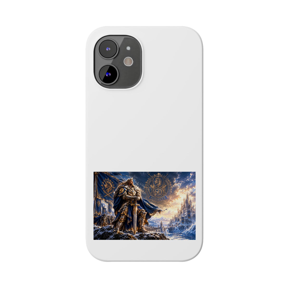 Viking Warrior Slim Phone Case — Norse Saga Art