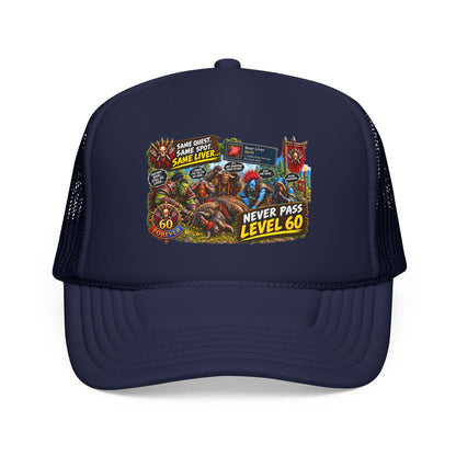 Red 'Til Dead Trucker Hat — Horror Zombie Foam Mesh Cap