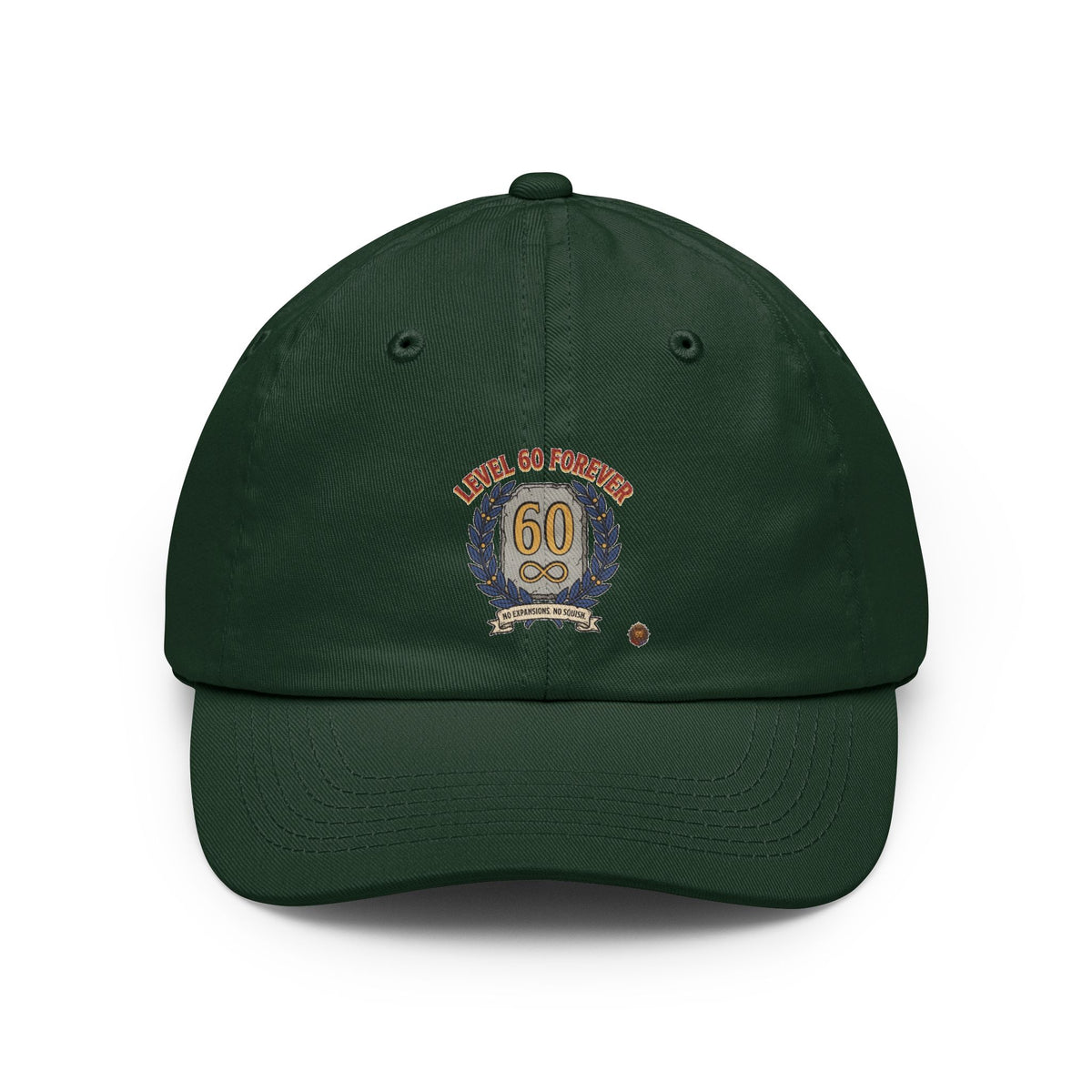 60th Birthday Dad Hat – "Level 60 Forever" Embroidered Cap