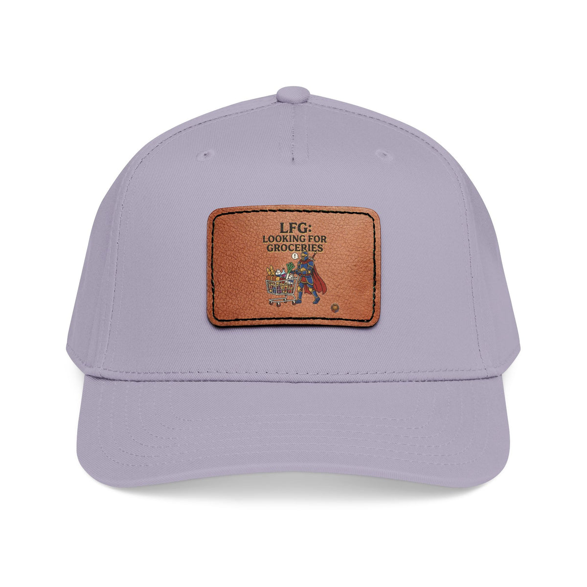 Leather Patch Baseball Cap — 'Need More Greens' Garden Hat