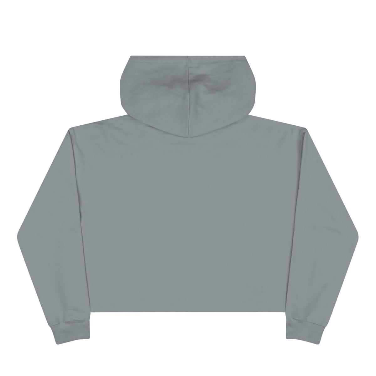 Crop Hoodie — "Need Before Greed" Cozy Graphic Crop Hoodie