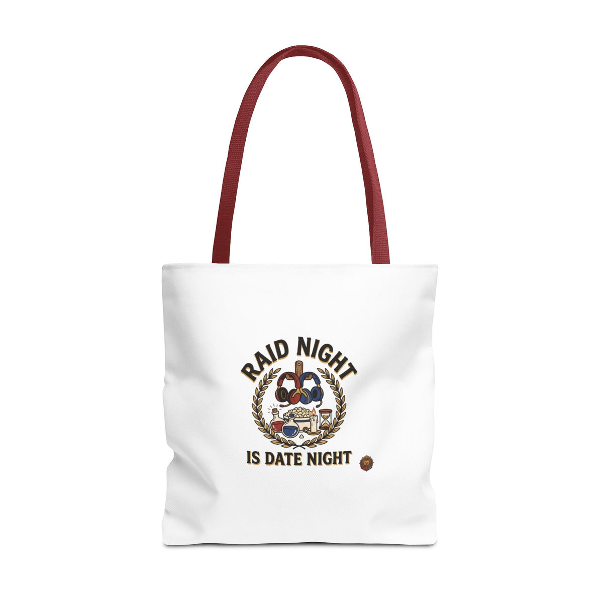 Raid Night Is Date Night Tote Bag — Military Police Themed Canvas Tote