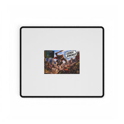 Gaming Desk Mat — "Leeroy Jenkins!!" Battle Raid Mousepad