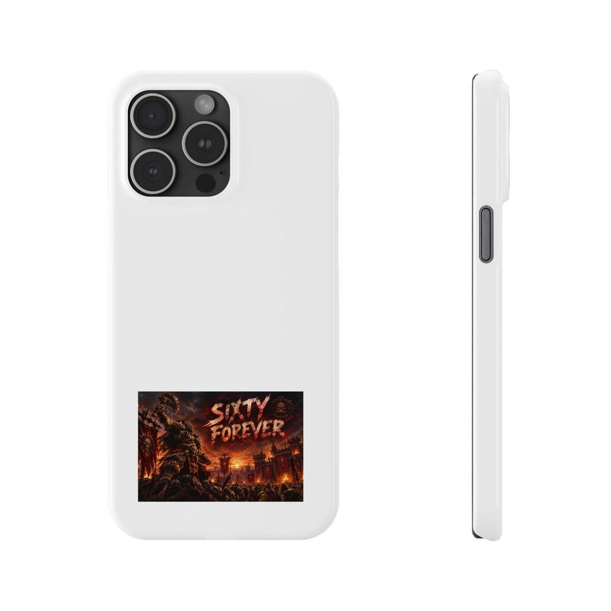 Slim Phone Case — "Sixty Forever" Apocalyptic Artwork