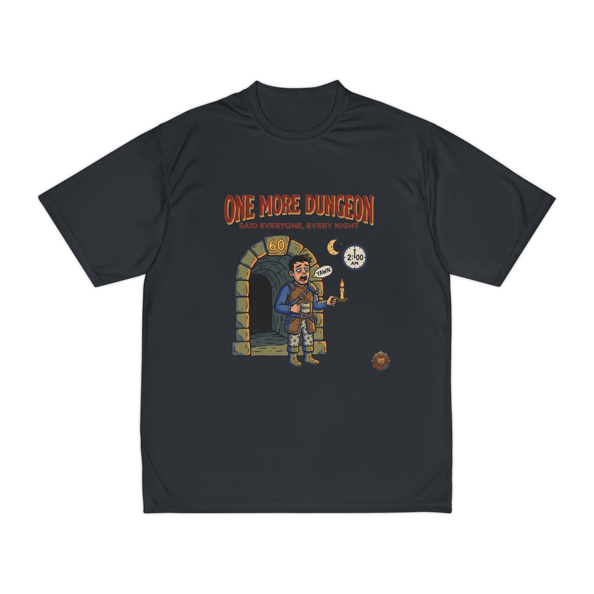 Dungeons & Dice T-Shirt — "One More Dungeon" Gamer Tee