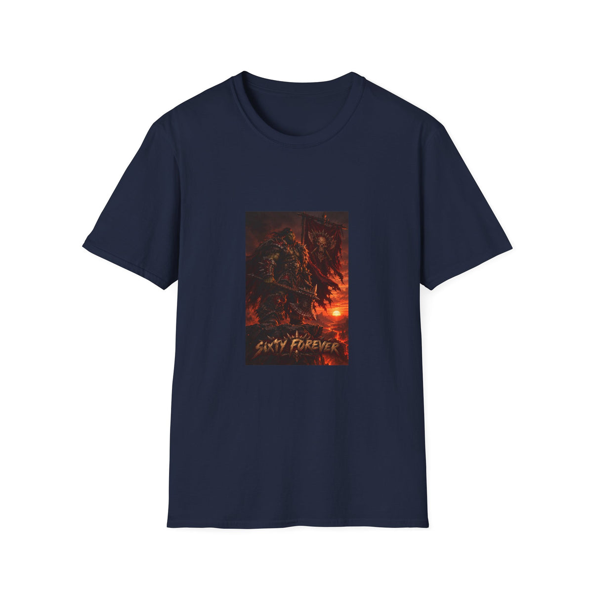 T-Shirt — Fiery Demon Night Graphic Tee