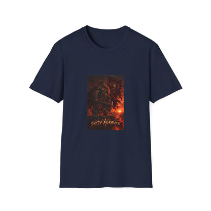 T-Shirt — Fiery Demon Night Graphic Tee