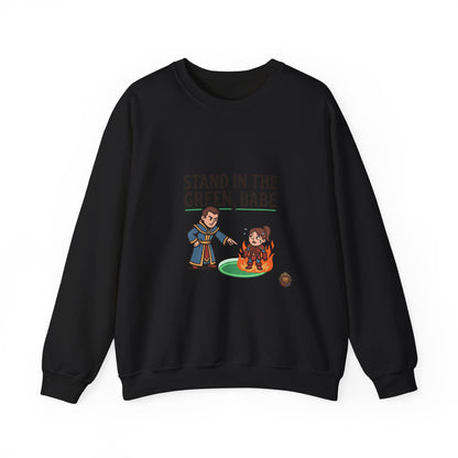 Stand in the Green, Babe Sweatshirt — Cute Cozy Graphic Crewneck