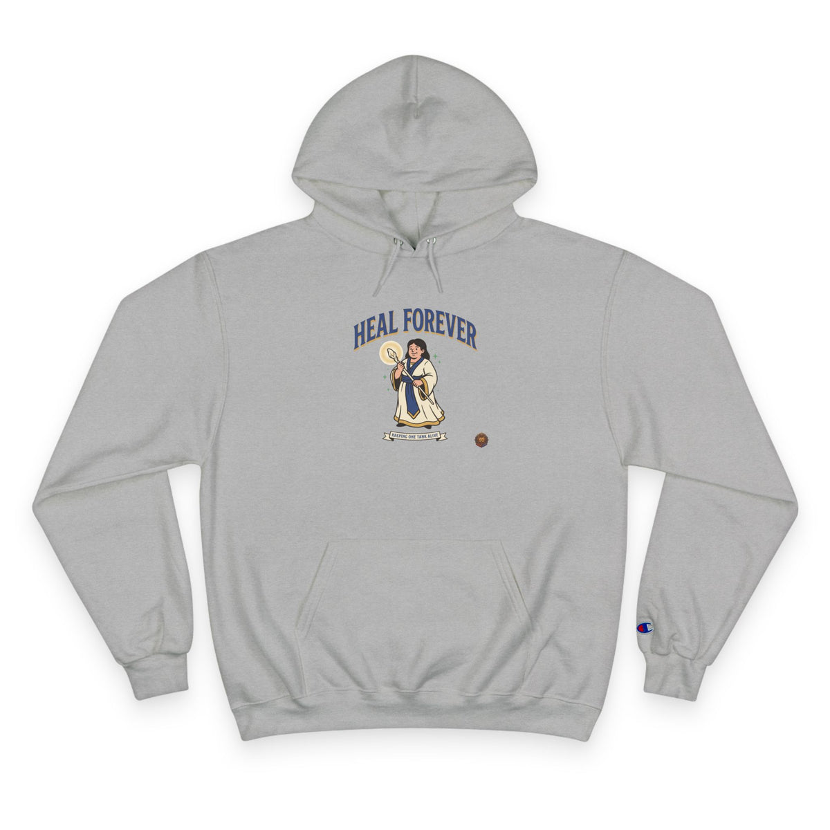 Heal Forever Hoodie - Vintage Angel Graphic Champion Hoodie