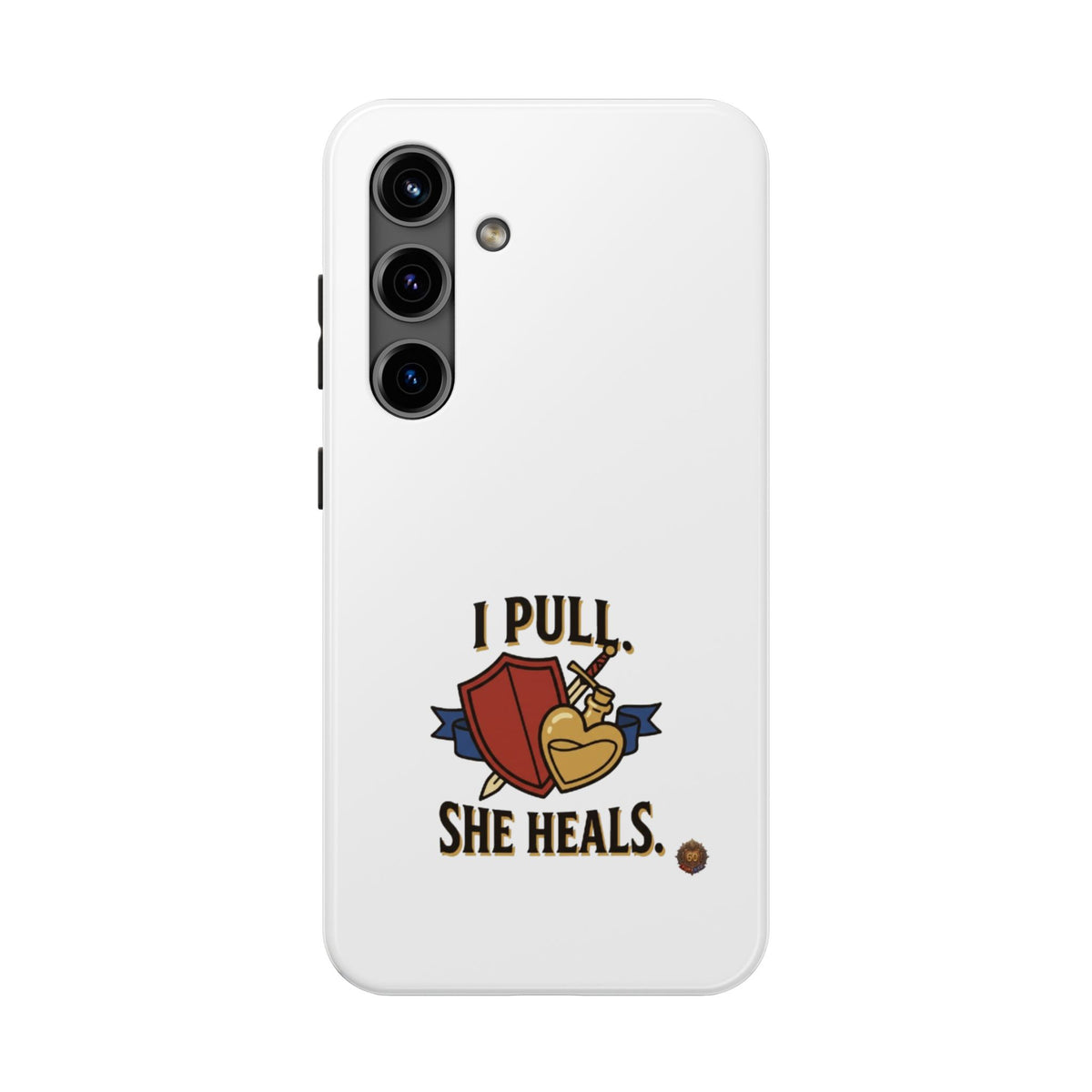 Phone Case — "I Pull, She Heals" RPG Couple Gaming Protective Case