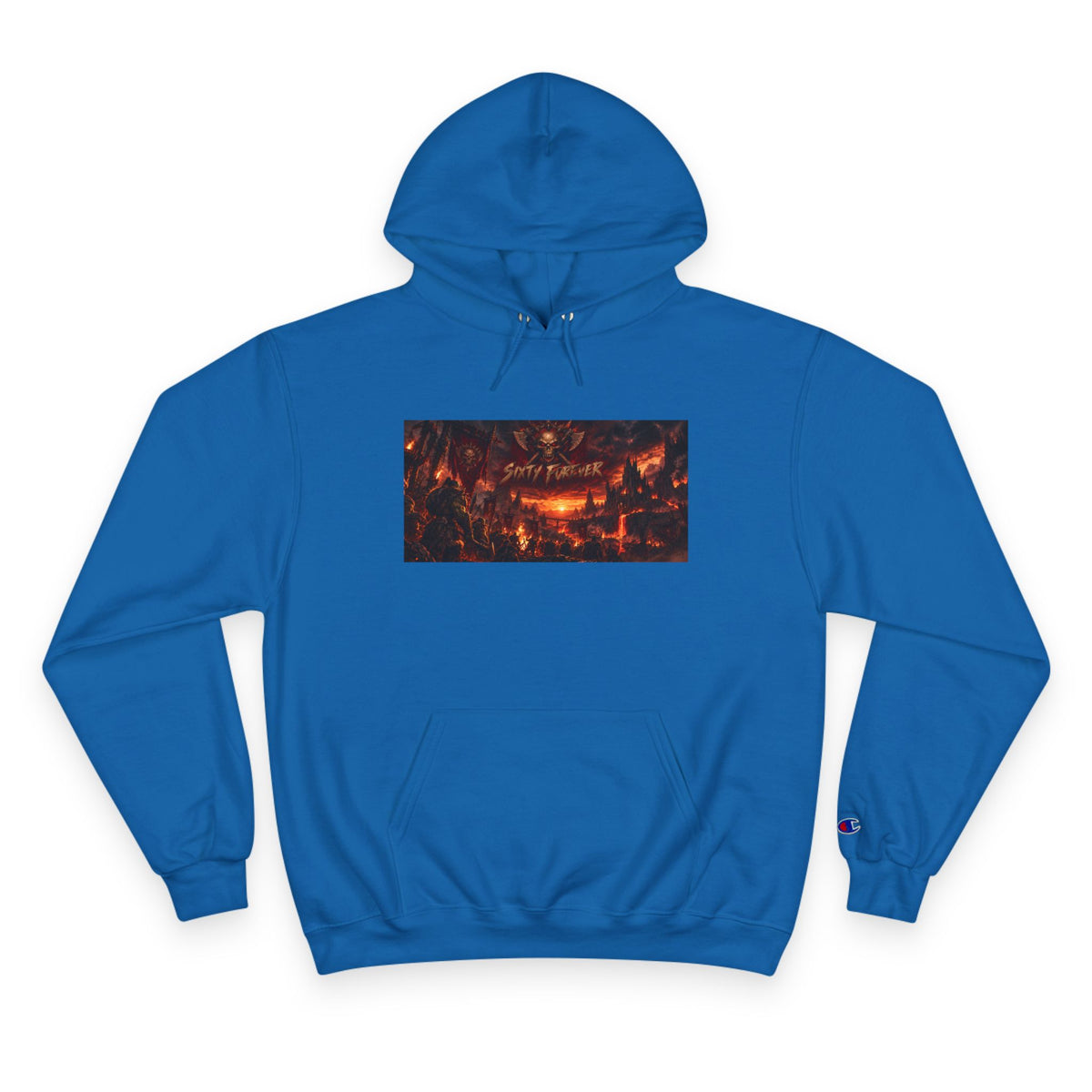 Champion Hoodie — Dark Carnival Graphic Pullover