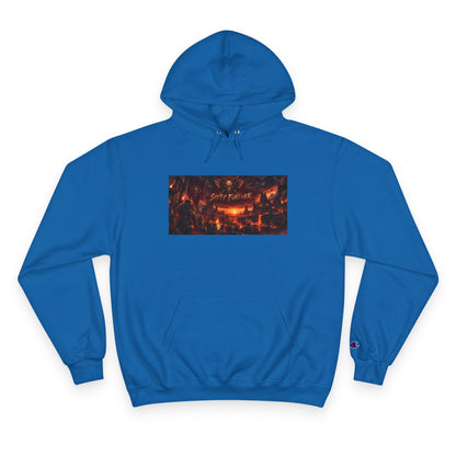 Champion Hoodie — Dark Carnival Graphic Pullover