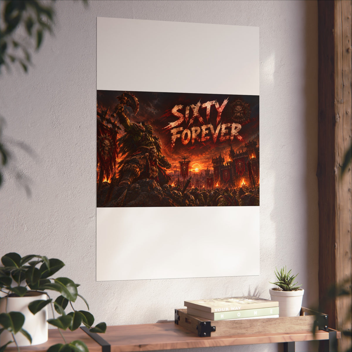 Sixty Forever War-Art Poster — Dark Fantasy Fine Art Print