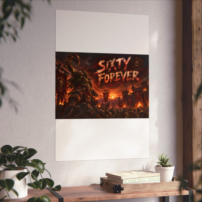 Sixty Forever War-Art Poster — Dark Fantasy Fine Art Print