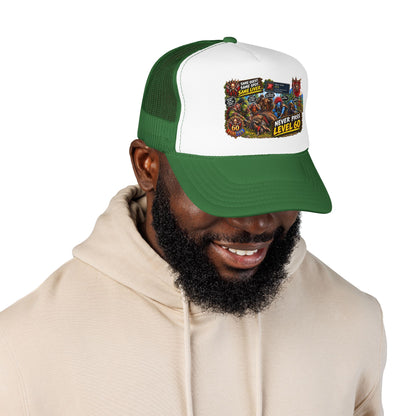 Red 'Til Dead Trucker Hat — Horror Zombie Foam Mesh Cap