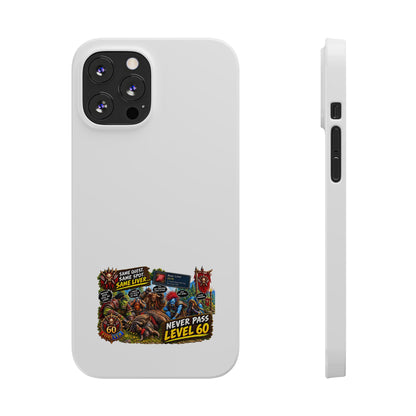 Level 60 Gamer Collage Slim Phone Case