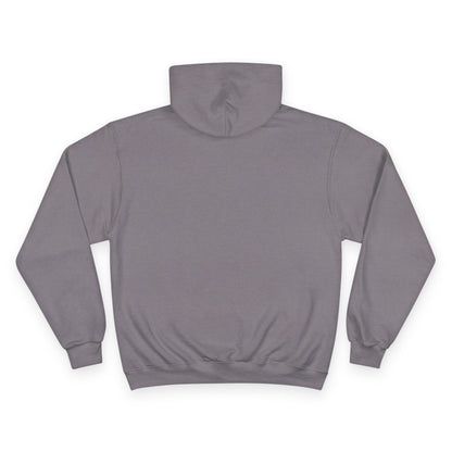 Champion Hoodie — Small Gold Crest Logo Athletic Pullover