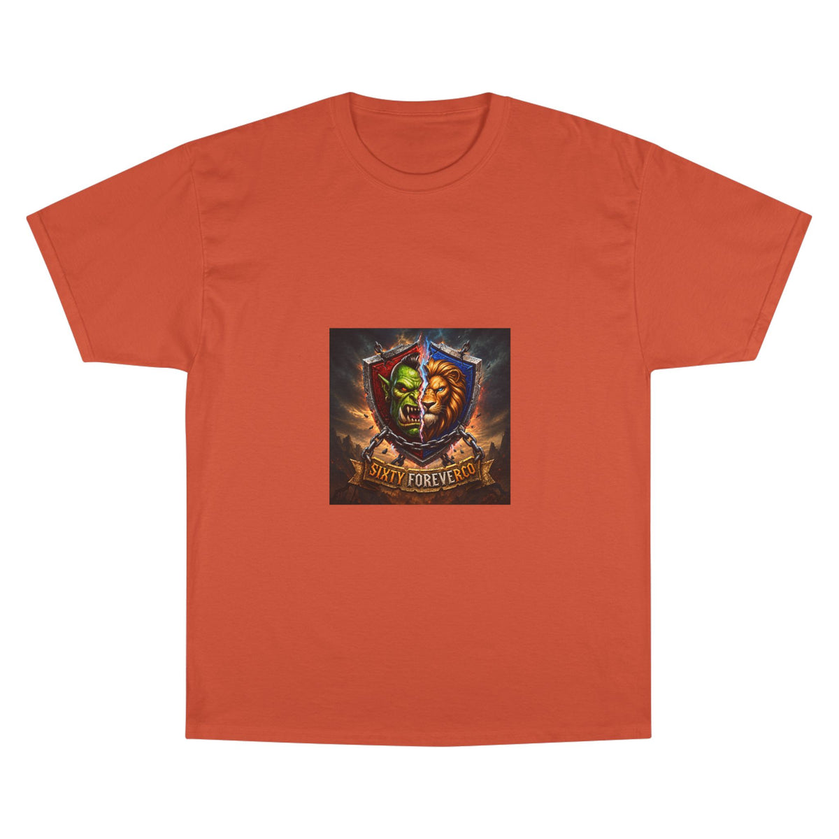 Champion T-Shirt - "Victory Forever" Fantasy Shield Gamer Tee