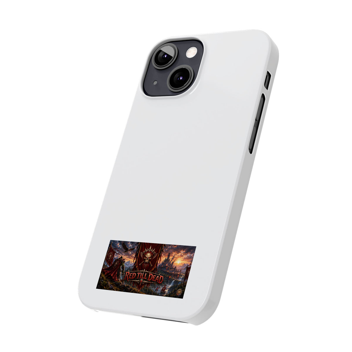 Slim Phone Case — Red Dead Scenic Logo Design