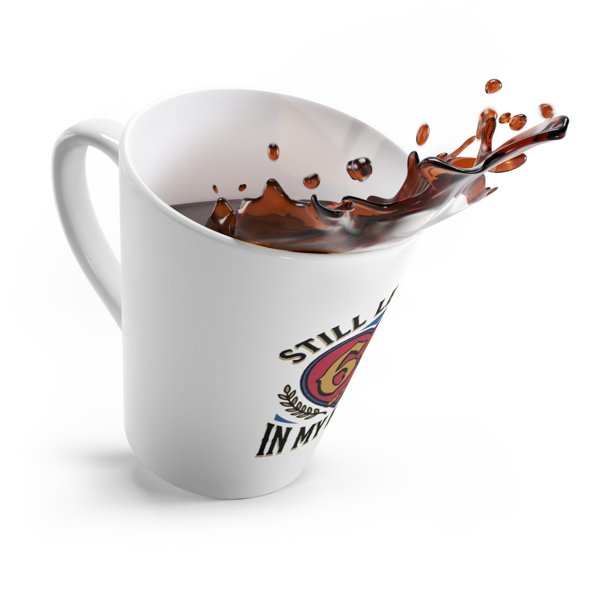 Still Level 60 In My Heart Latte Mug — 60th Birthday Coffee Cup