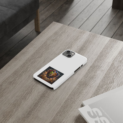 Slim Phone Case — Fantasy Shield Orc & Lion Crest "Sixty Forever"
