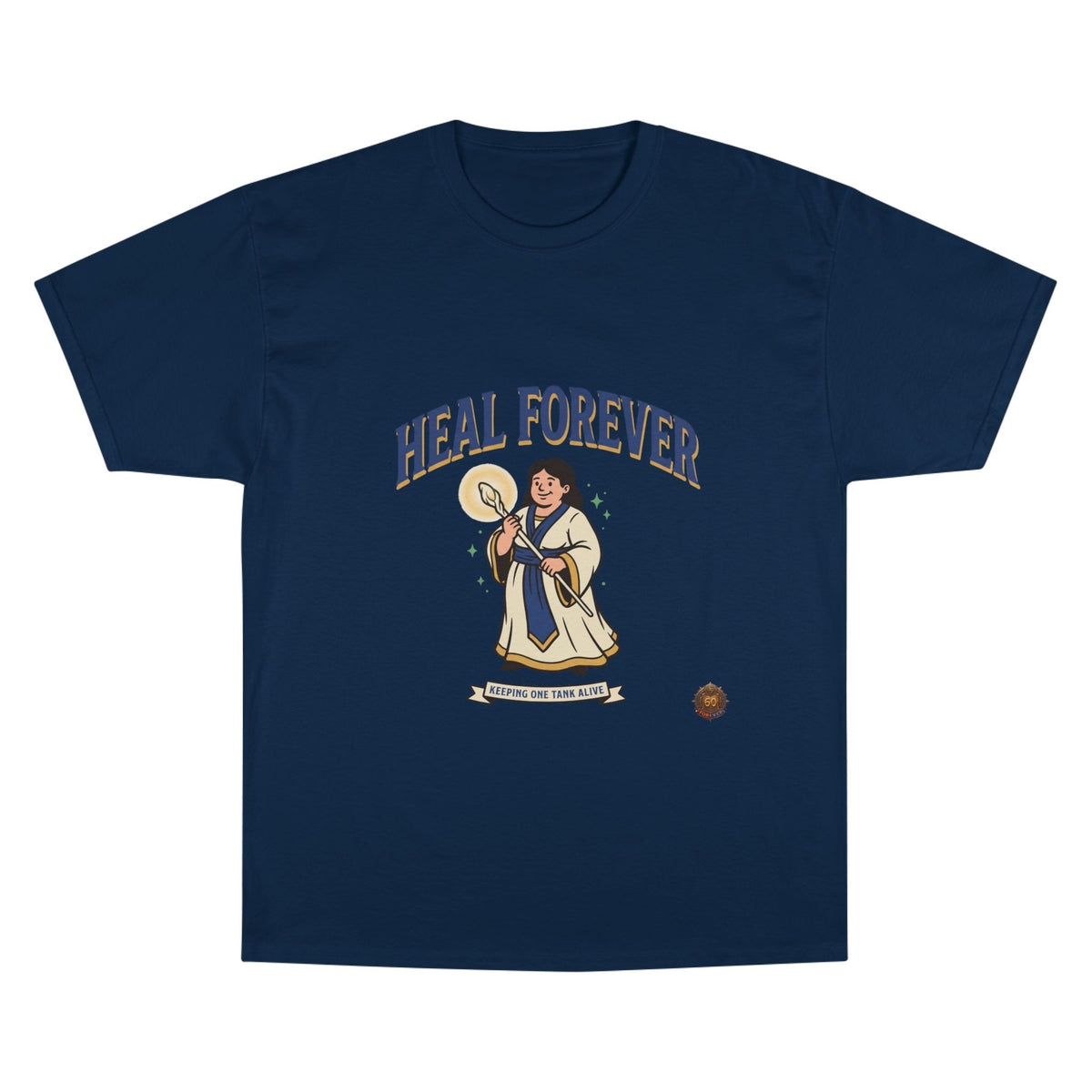Heal Forever T-Shirt — Retro Saint Healing Graphic Tee