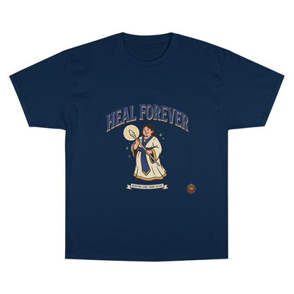 Heal Forever T-Shirt — Retro Saint Healing Graphic Tee