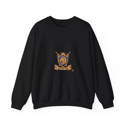 Lion Crest Crewneck Sweatshirt — Be the King Graphic