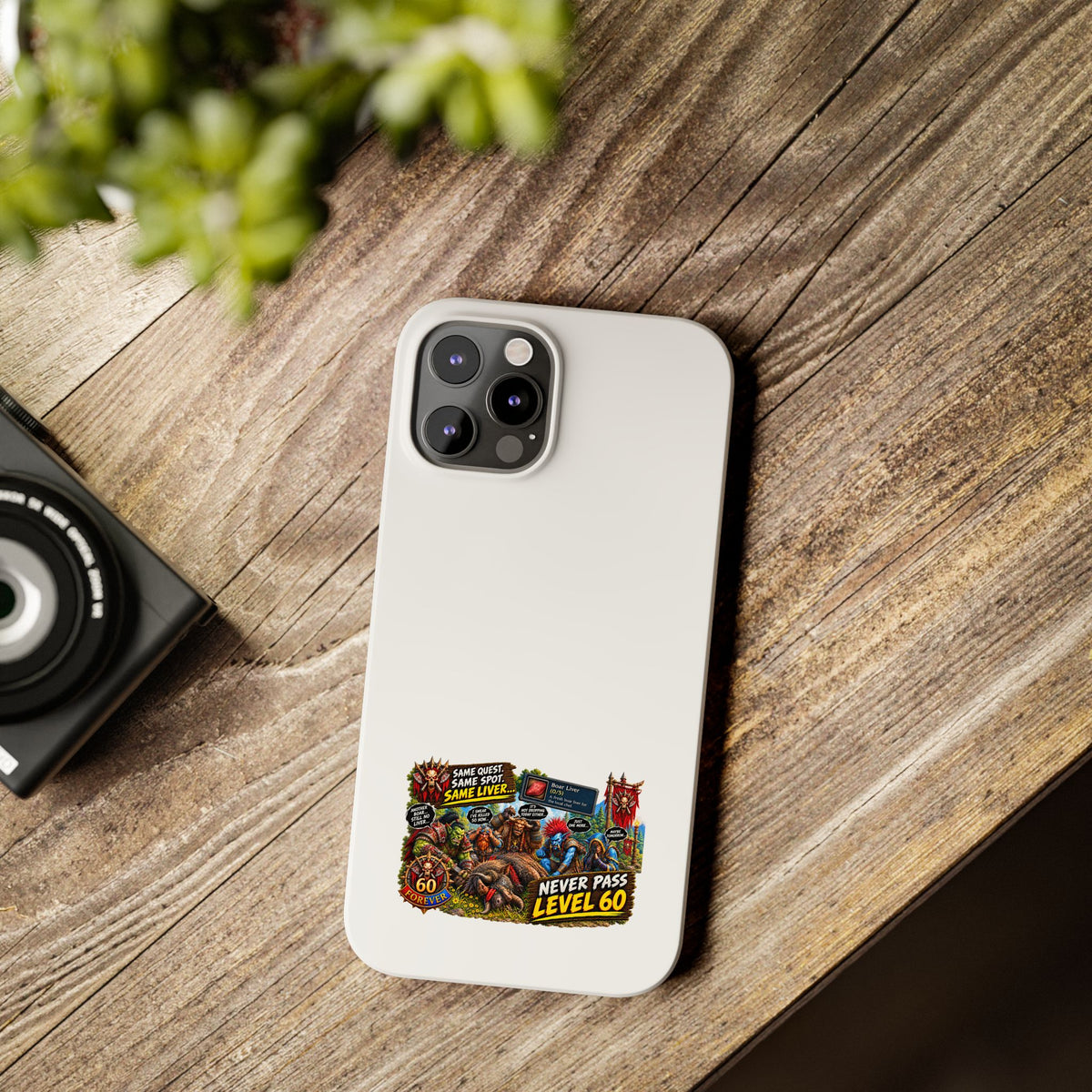Level 60 Gamer Collage Slim Phone Case