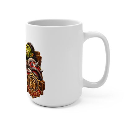 Gaming Mug — “Work Sucks… Let’s Raid!” Orc 60 Forever Coffee Cup