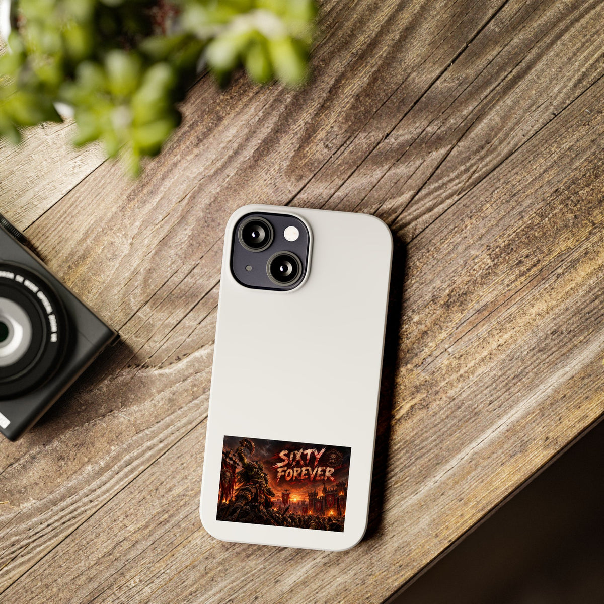 Slim Phone Case — "Sixty Forever" Apocalyptic Artwork