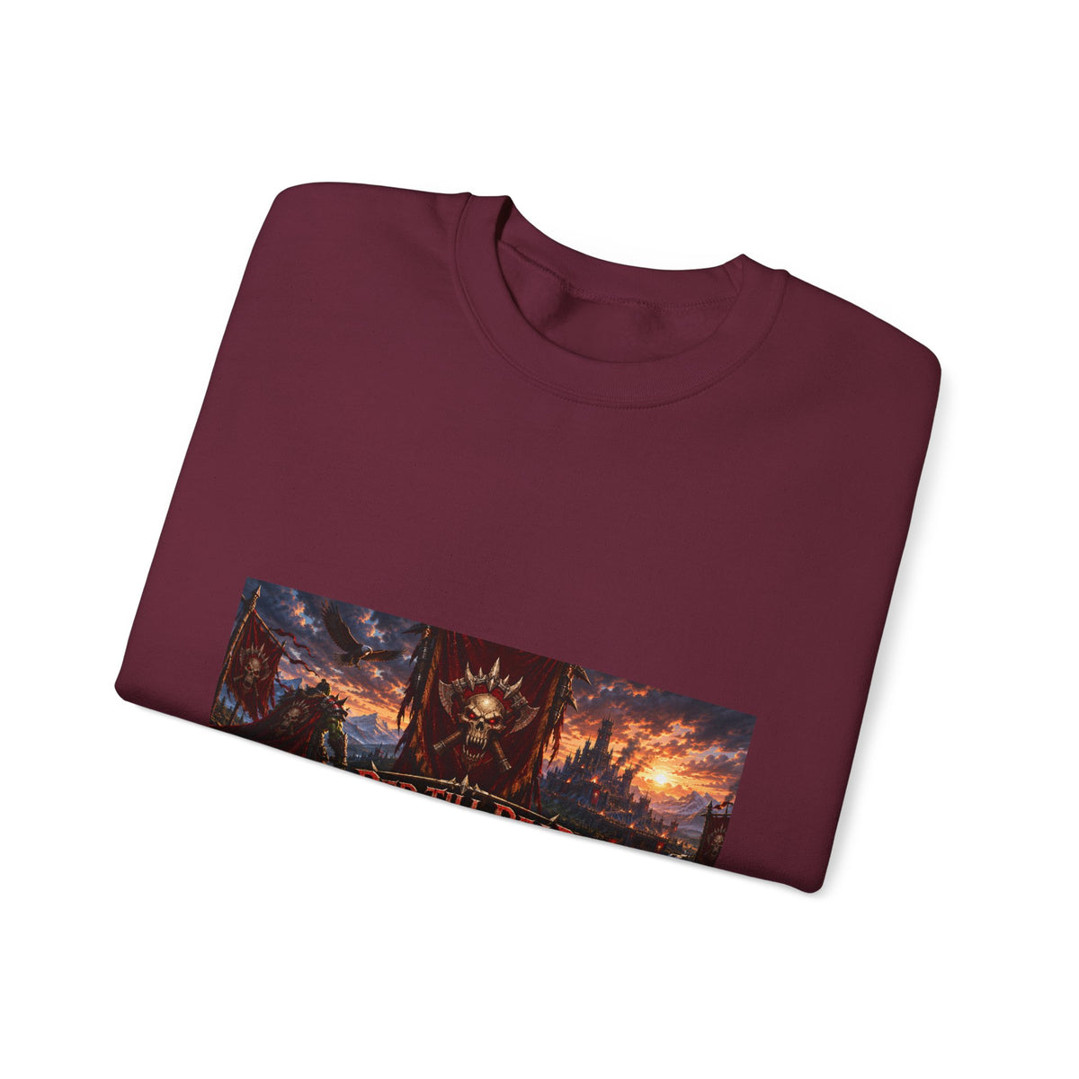 Crewneck Sweatshirt — Red Dead Scenic Game Logo Graphic