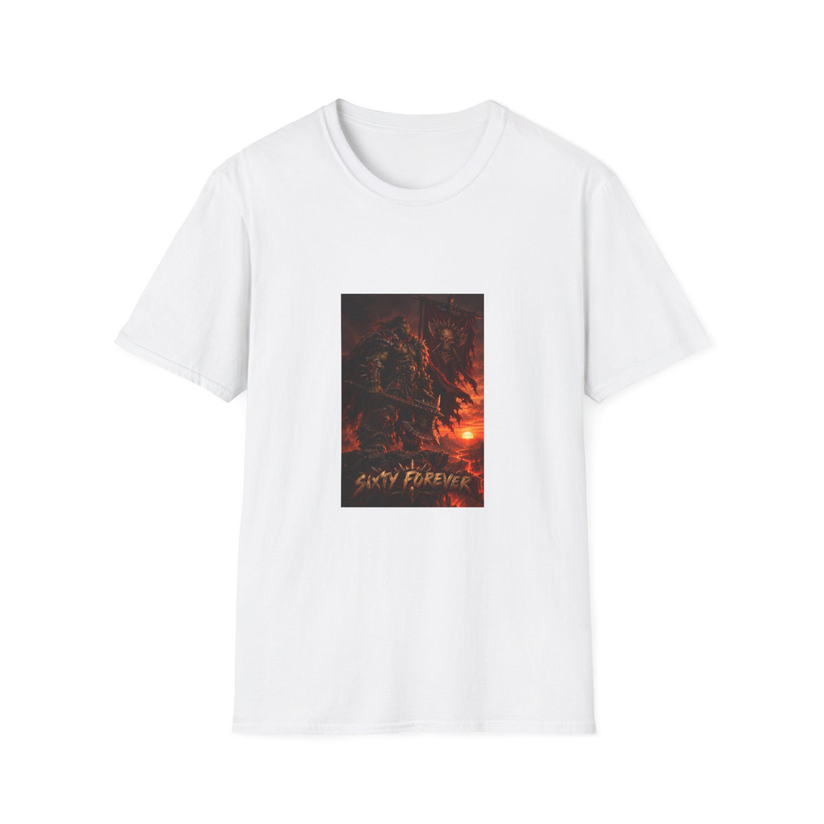 T-Shirt — Fiery Demon Night Graphic Tee
