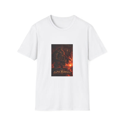 T-Shirt — Fiery Demon Night Graphic Tee